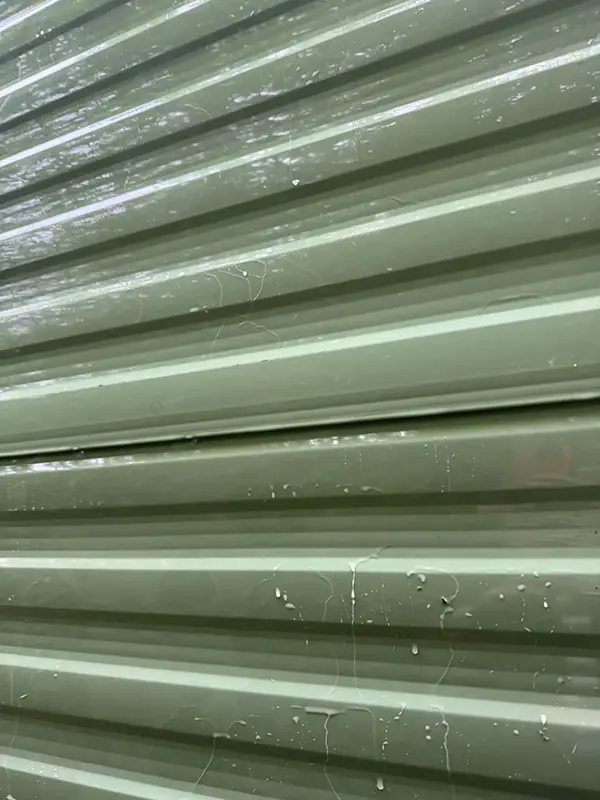 Photo of caravan prior to being cleaned by Rickard Cleaning Services, Tywyn.