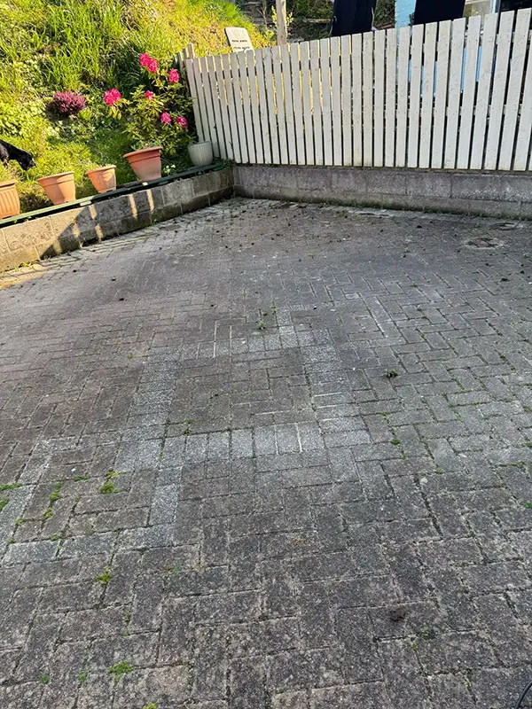 Rickard Cleaning Services pressure washing a Driveway or Patio